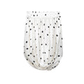 Irregularly Patterned Short Skirt With A Pleated Design