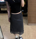 Polka Dot Slim-fit Mini Skirt
