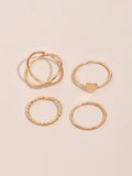 Creative Girls Wear Fashionable Rings Alloy Trend