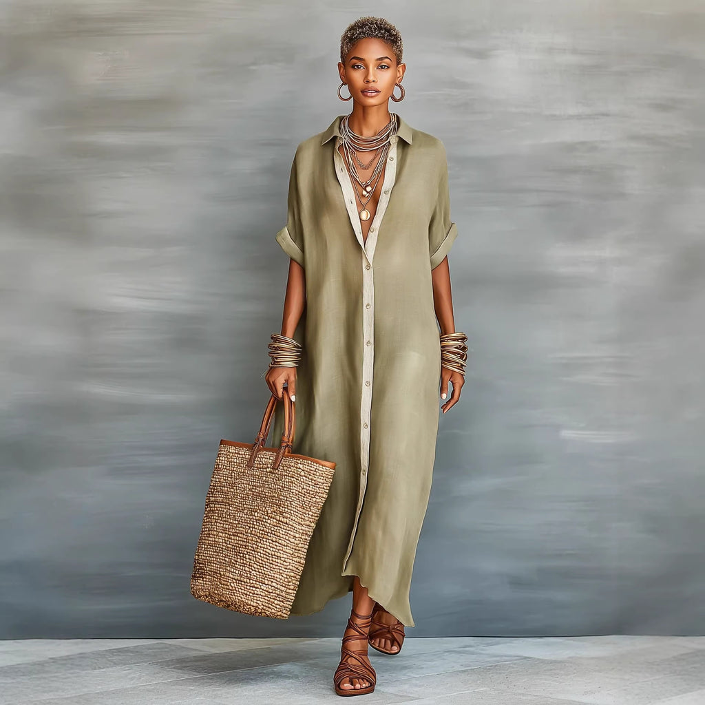 Fashionable Casua And Comfortable Resort-style Dress