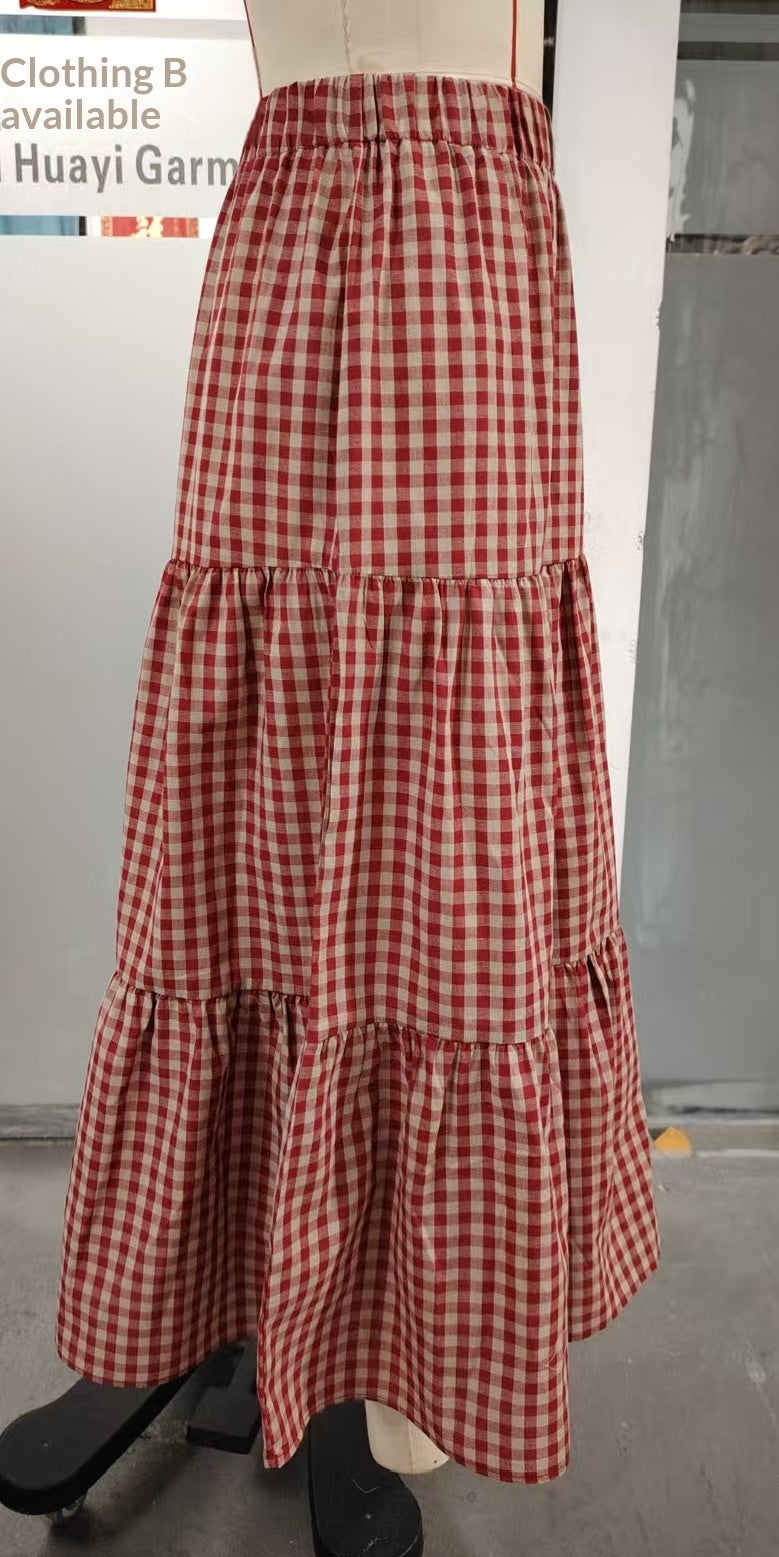 Designer A-line Sophisticated Autumn Women's Midi Skirt