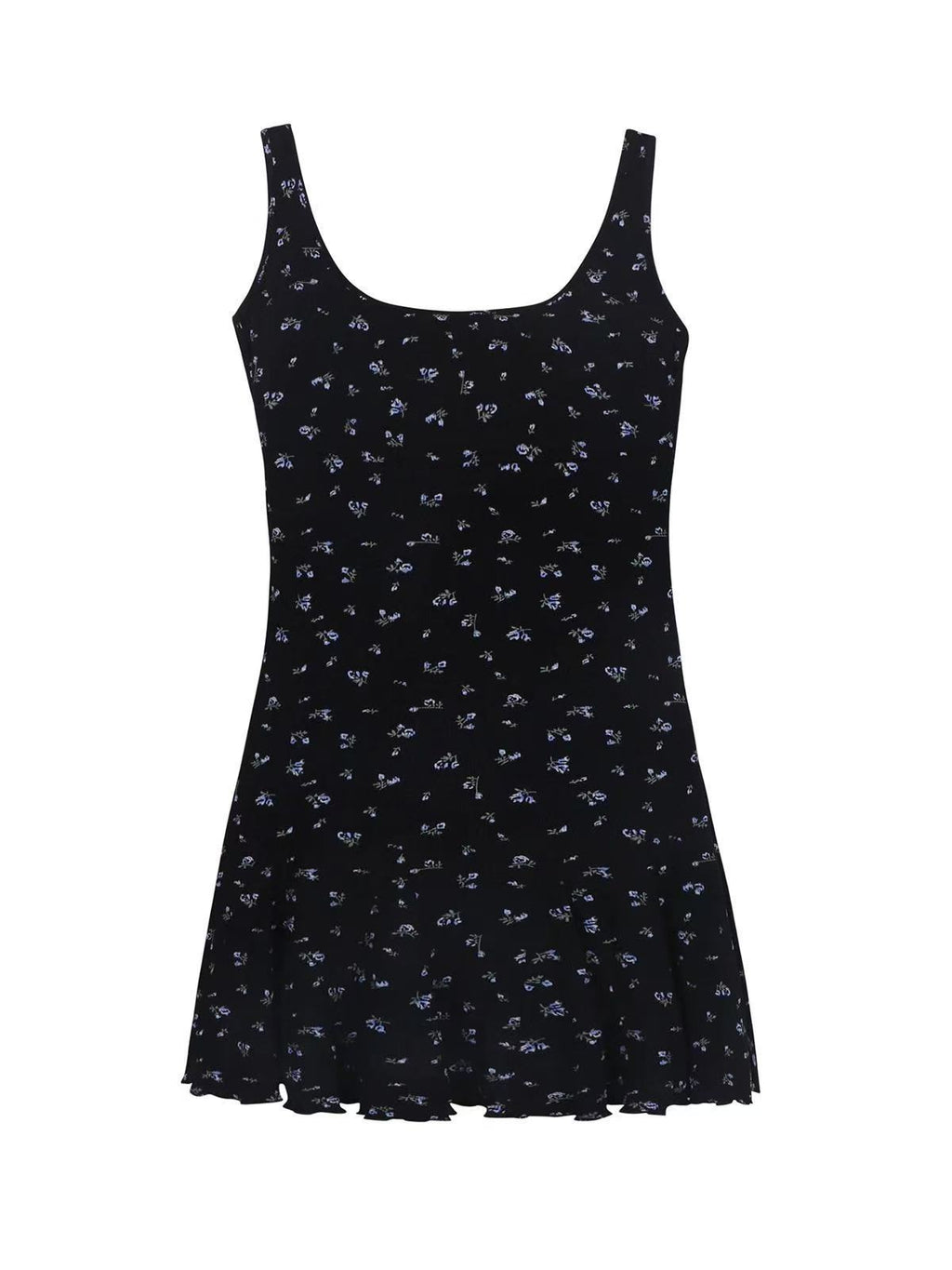 Resort-style Figure-flattering Tank Top And Little Black Dress