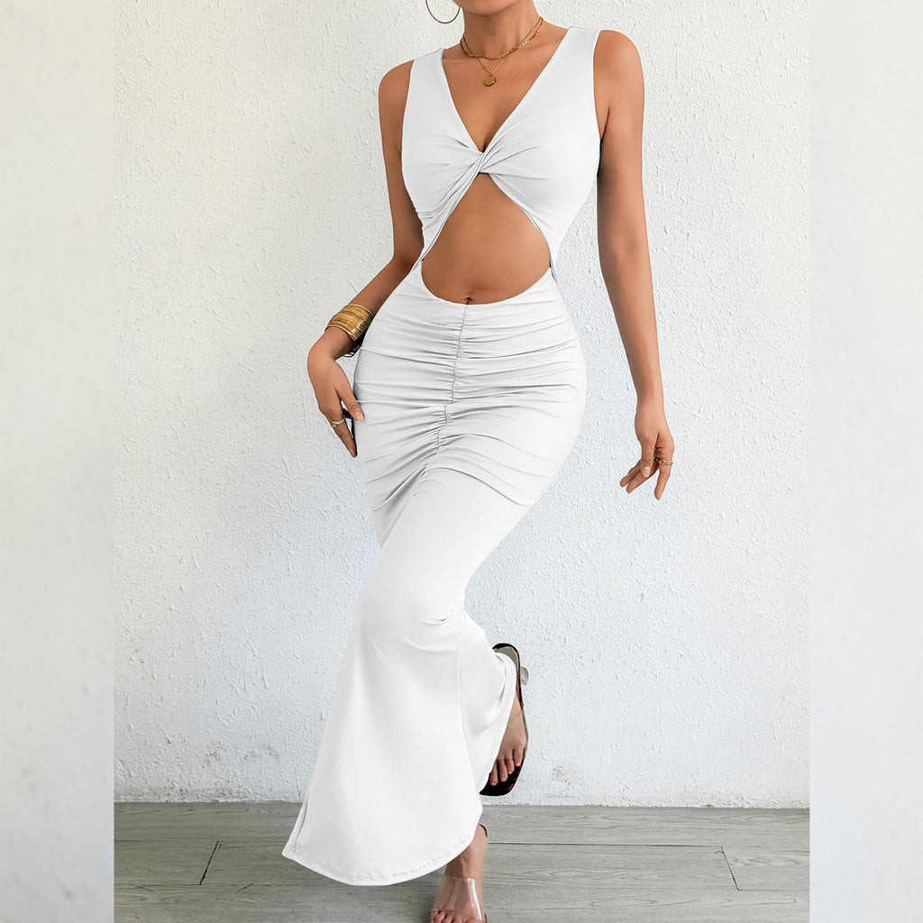 Womens Slim-fit Mermaid-style Bodycon Dress