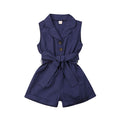 Baby Clothes Sleeveless One Pieces Romper Jumpsuit For Girls