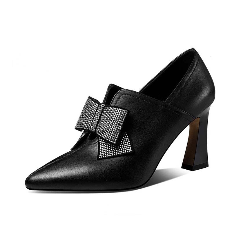 Bow Boots Women Fashion High Heels Lady Party Shoes