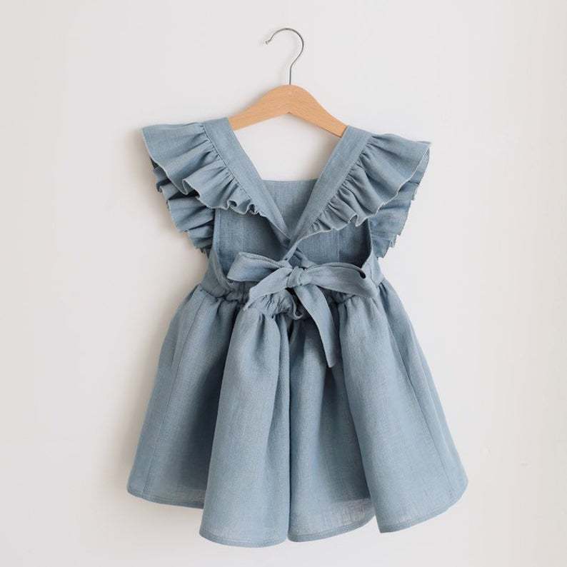 Strap Skirt Girls Dress