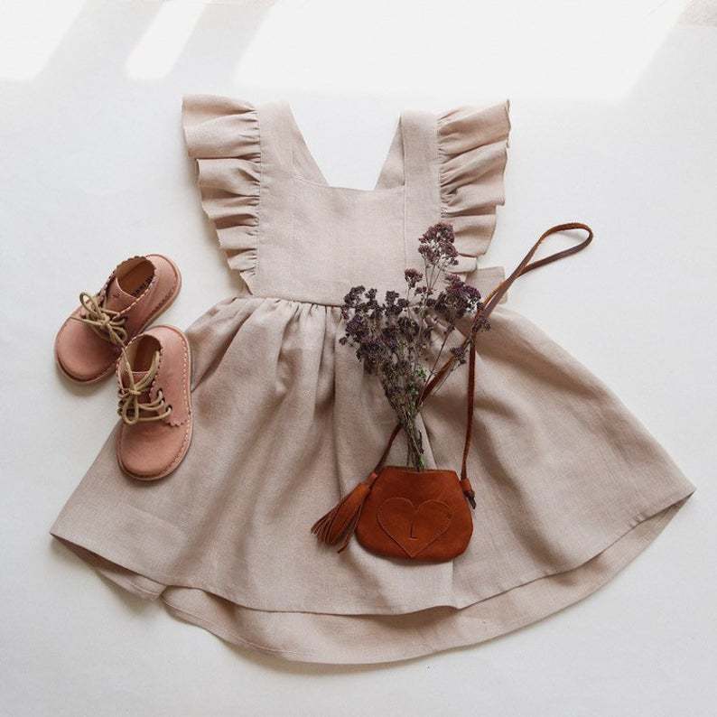Strap Skirt Girls Dress