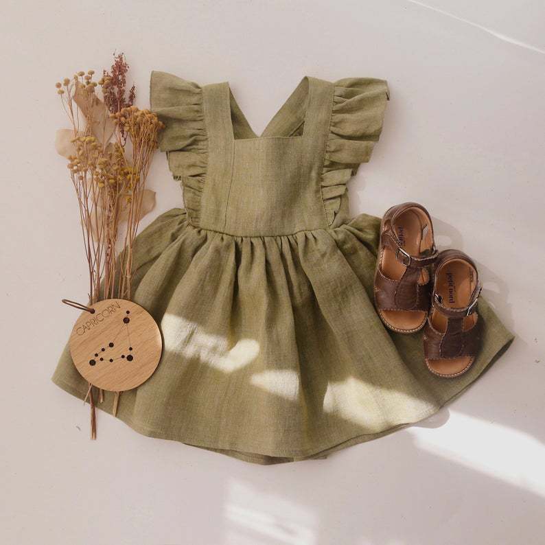 Strap Skirt Girls Dress
