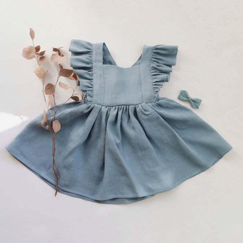 Strap Skirt Girls Dress