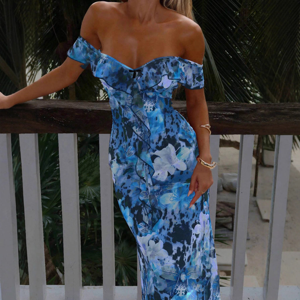 Mid-waist Fashionable Printed Dress For Women