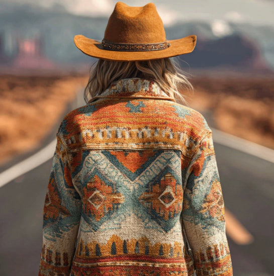 Autumn Retro Washed Long-Sleeve Denim Jacket