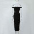 A Figure-flattering Off-the-shoulder Or One-shoulder Dress Exudes Chic Style And A Slimming Silhouette