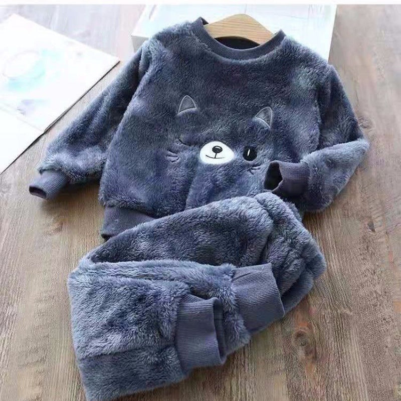Children's Plush Thick Coral Fleece