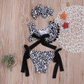 Girls' Leopard Swimsuit Set
