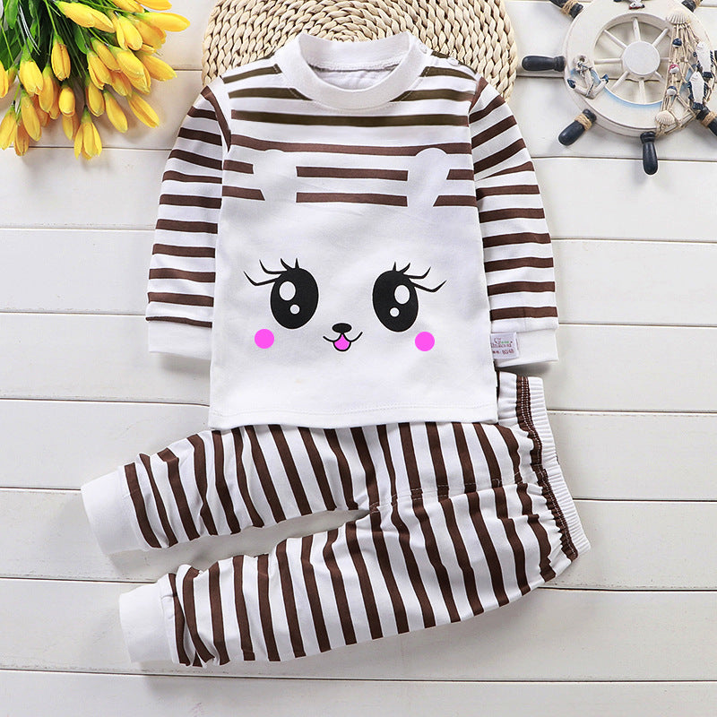 Girls pure cotton based infant pajamas