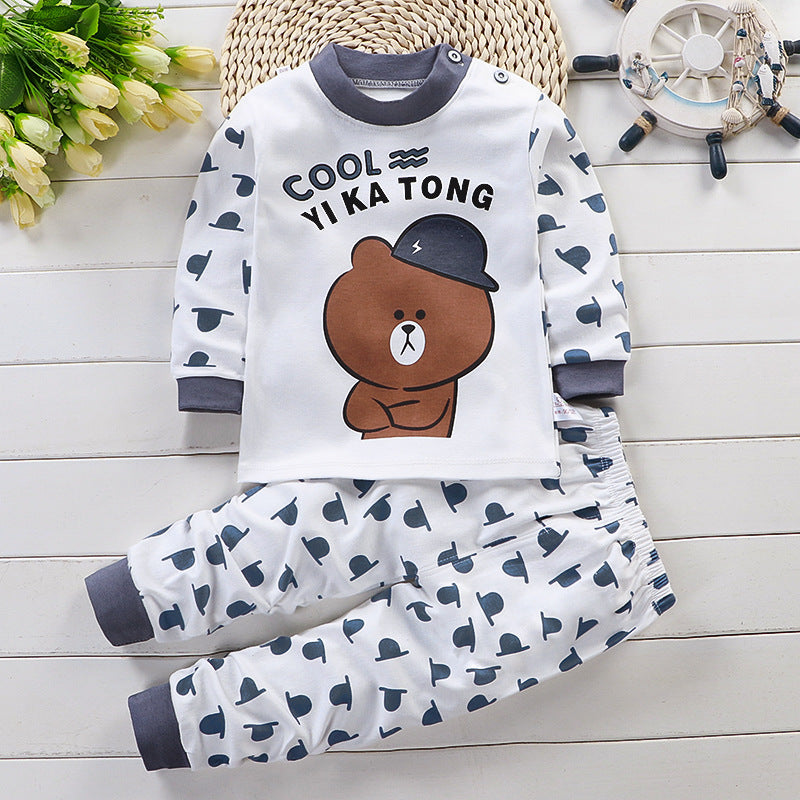 Girls pure cotton based infant pajamas