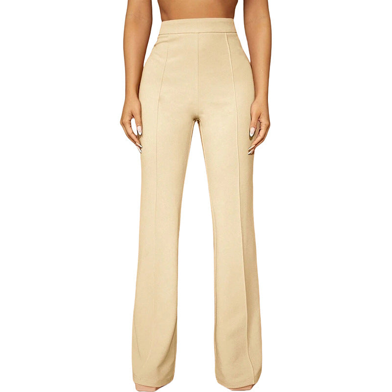 High Waist All-matching Fashion Business Commute Fall Women's Clothing Casual Business Pants Trousers