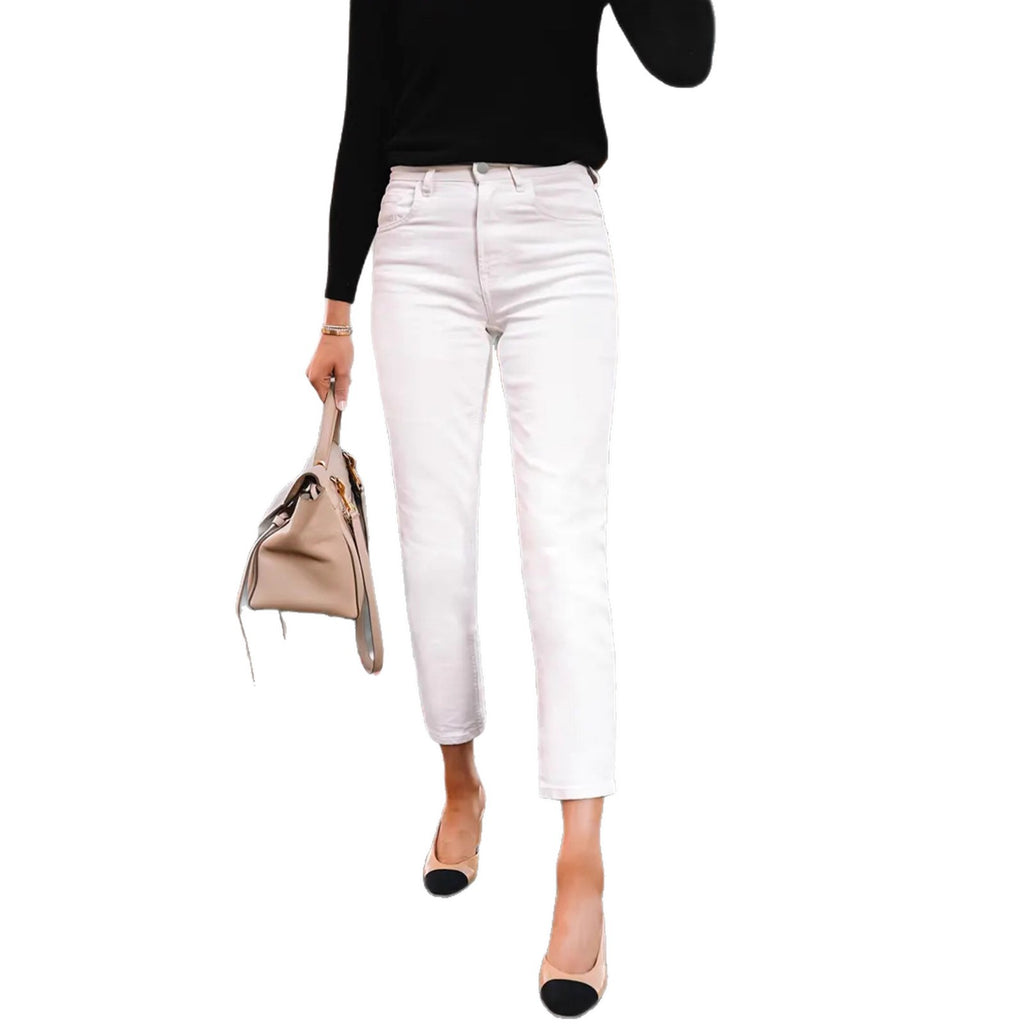 Light Business Slim-fit Straight Trousers
