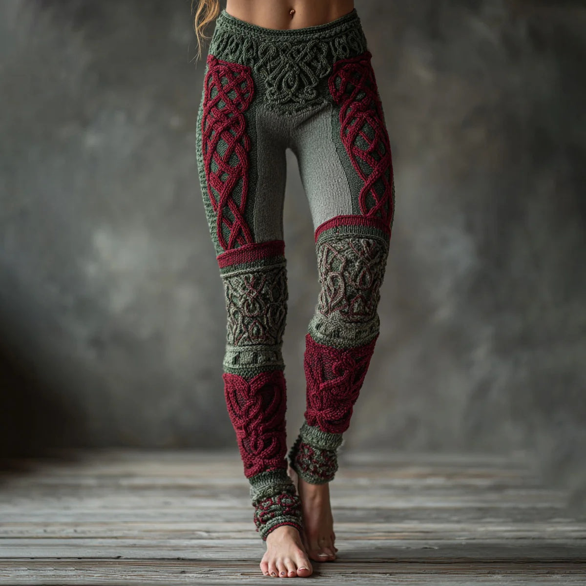 Retro 3D Digital Print Women's Casual Sports Pants
