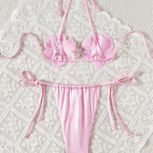 Womens Bikini Beach Poolwear Sexy Sequin Swimsuit Set