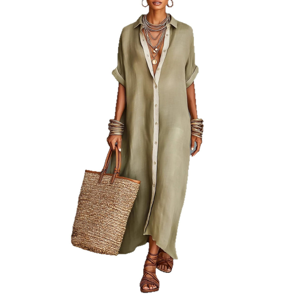 Fashionable Casua And Comfortable Resort-style Dress
