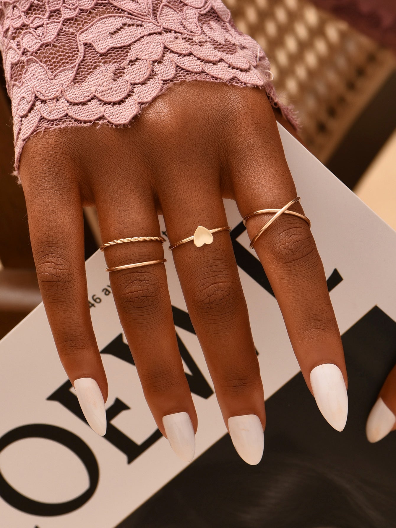 Creative Girls Wear Fashionable Rings Alloy Trend