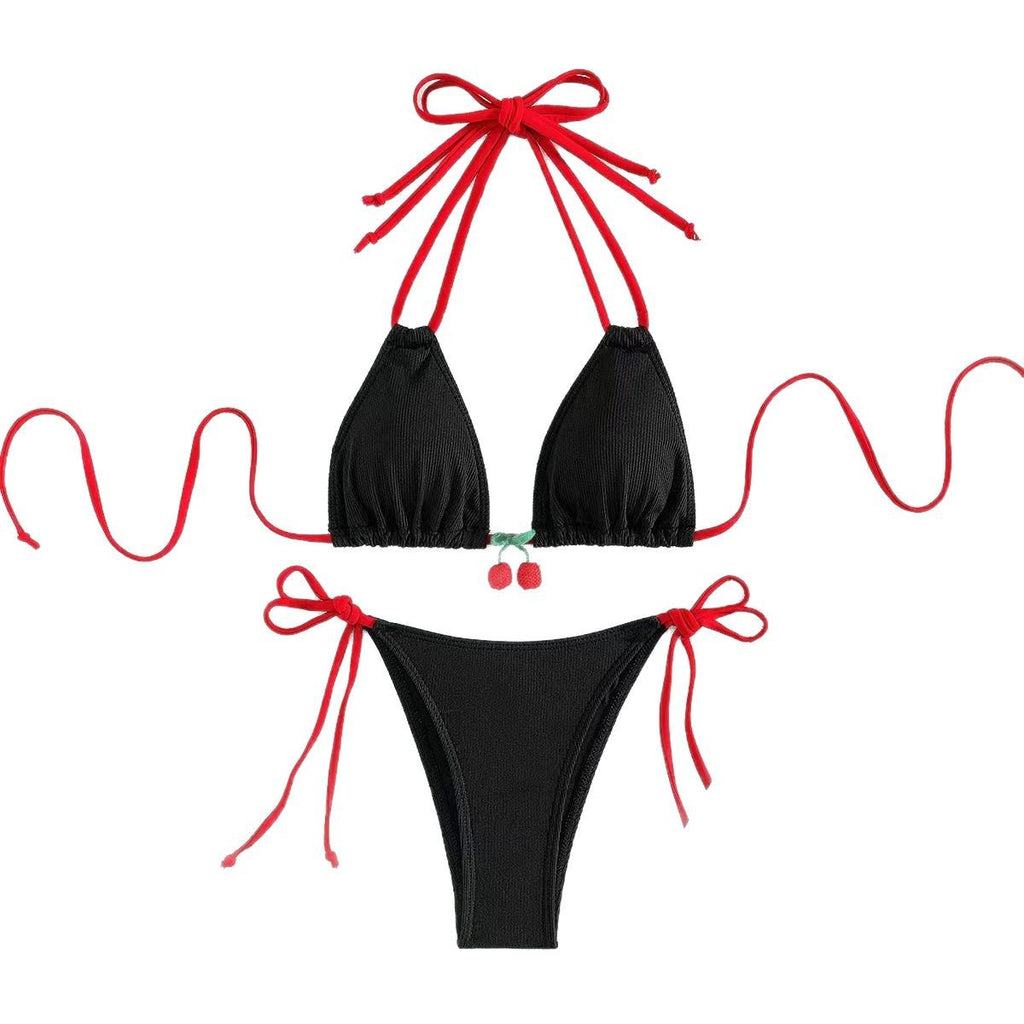 New Style Swimsuit Womens Sexy Little Cherry Bikini Beach Vacation Two-Piece Swimwear For Women