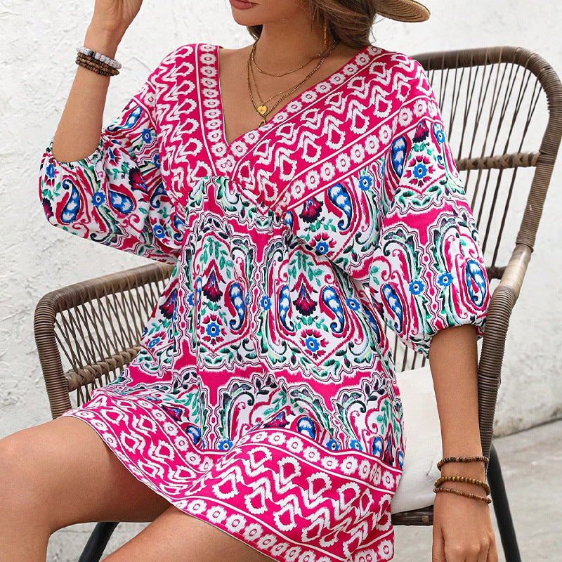 Resort-style Beach Dress Elegant For Commuting