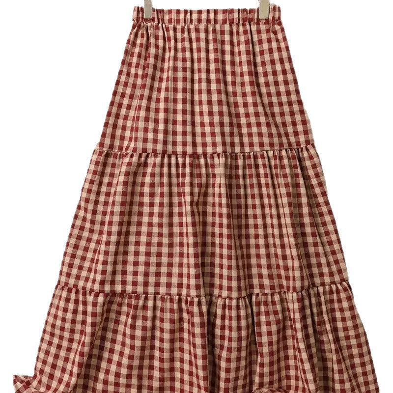 Designer A-line Sophisticated Autumn Women's Midi Skirt