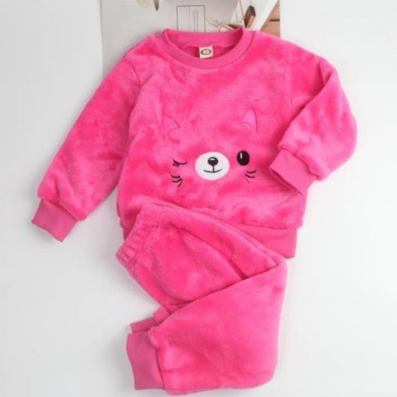 Children's Plush Thick Coral Fleece