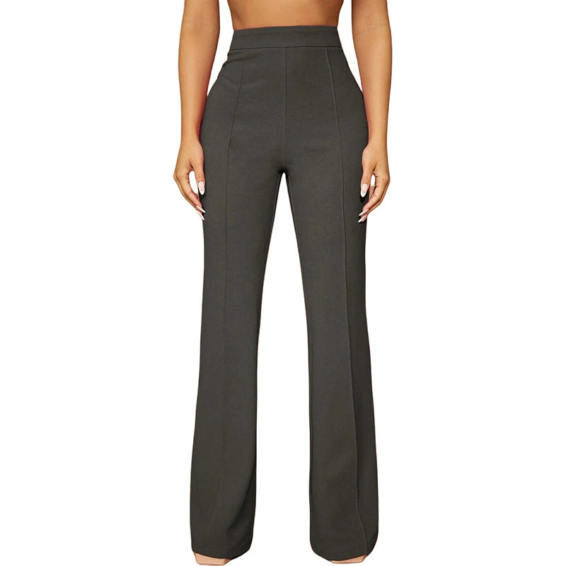 High Waist All-matching Fashion Business Commute Fall Women's Clothing Casual Business Pants Trousers