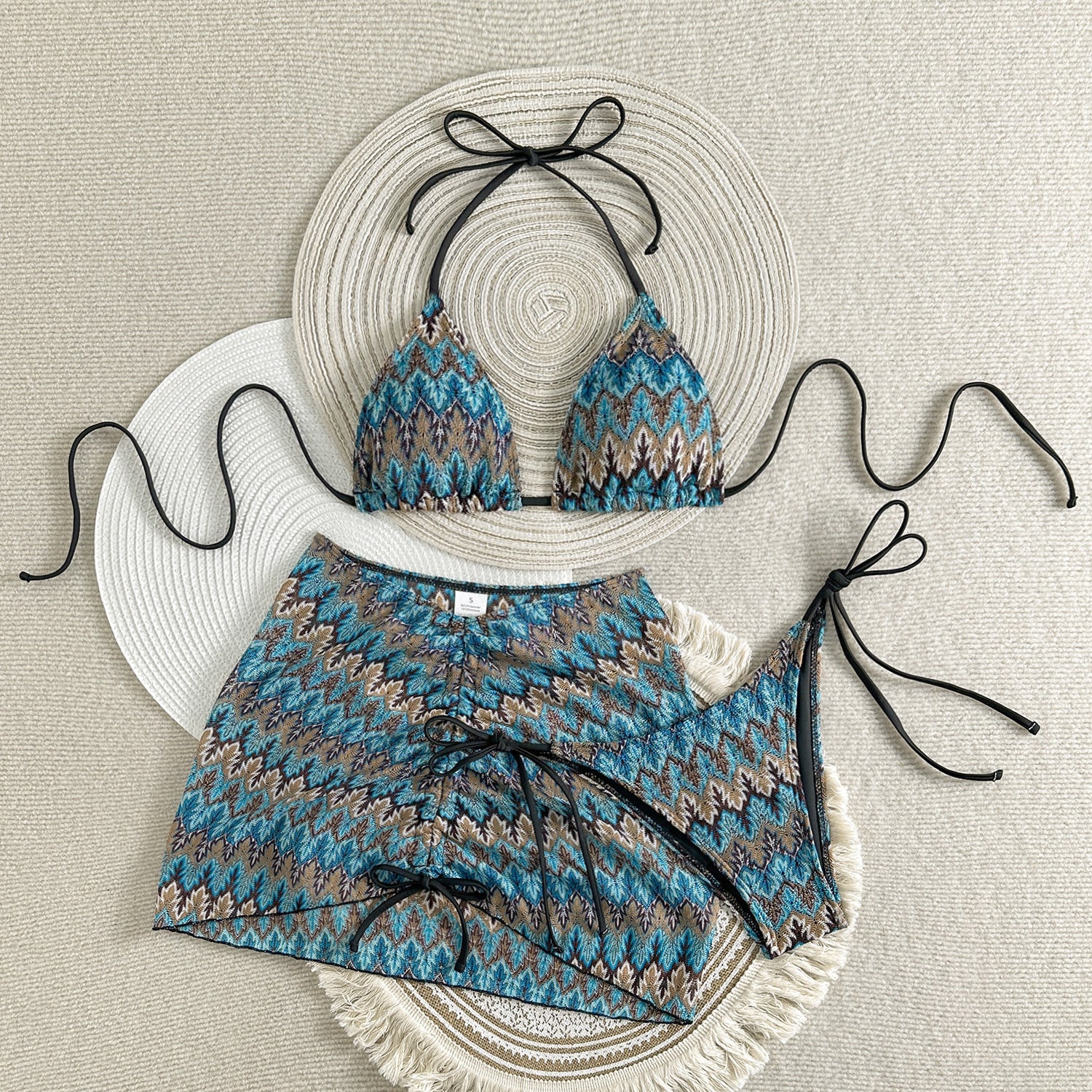 Womens Sexy Three-Piece Swimsuit Bikini
