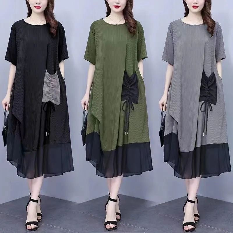 Summer Slimming Mid-length Dress