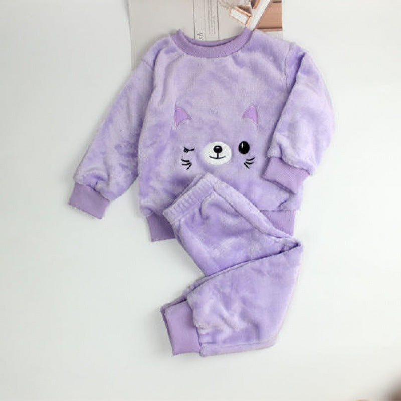 Children's Plush Thick Coral Fleece