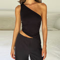 Cross-border Hot-selling Off-shoulder Back-tie Short Top
