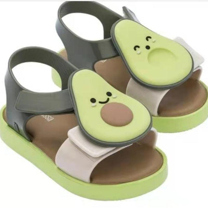 Lightweight Cute Girls Fruit Baby Beach Jelly Sandals