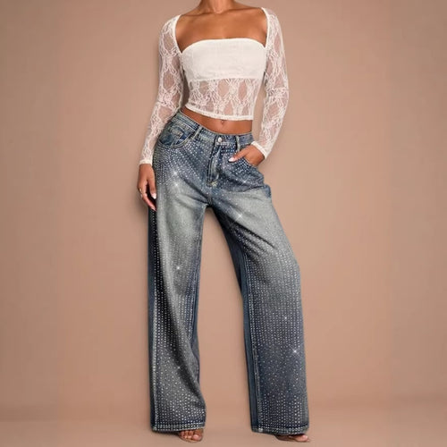 Cross-border Amazon Temu Independent Site Womens Stretch Jeans