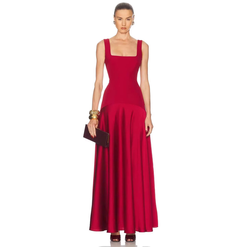 Sleeveless European And American-style Long Dress