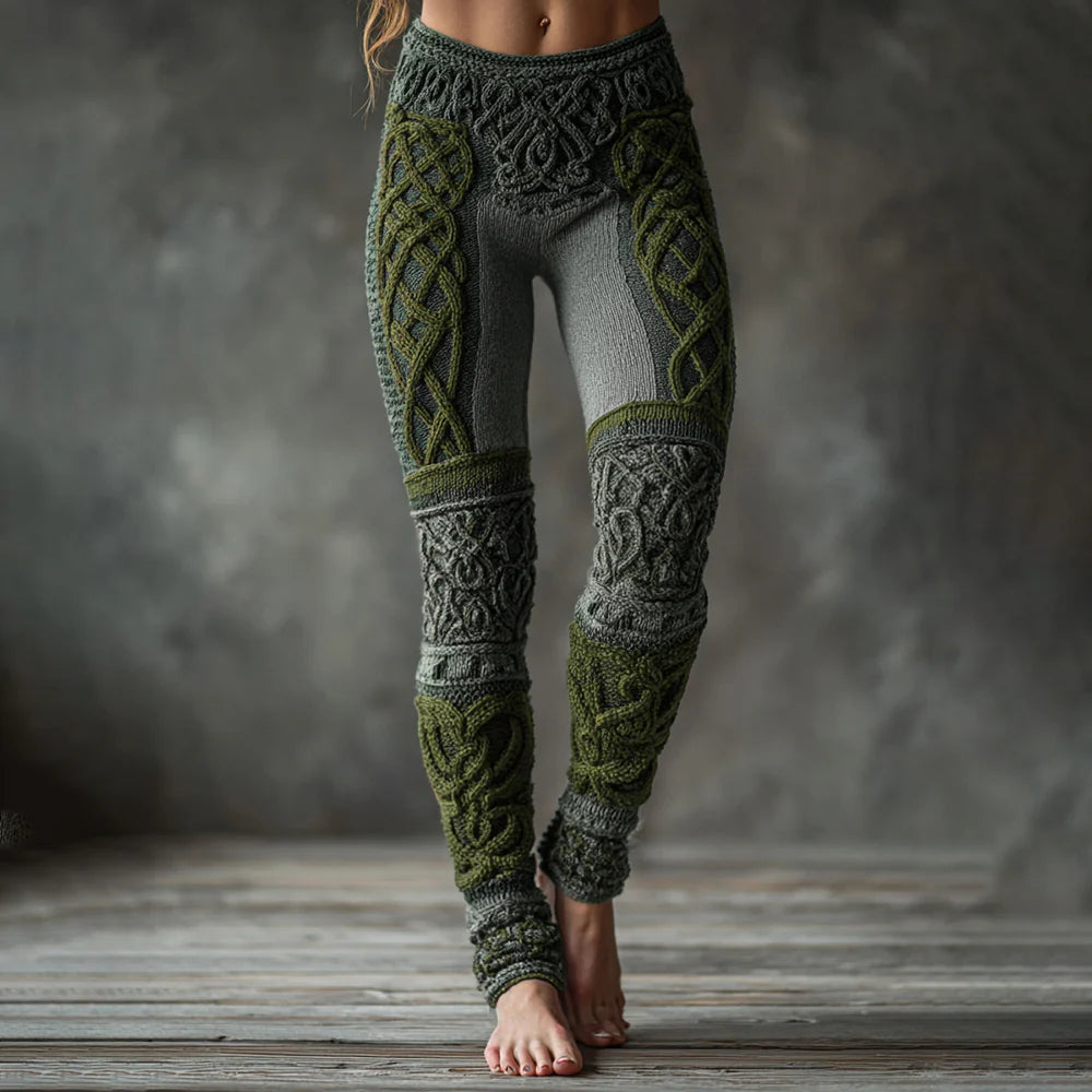 Retro 3D Digital Print Women's Casual Sports Pants