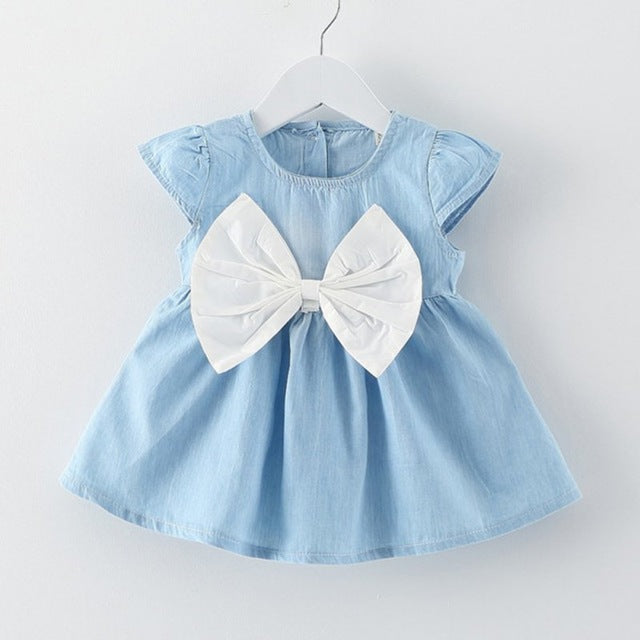 Girls denim dress