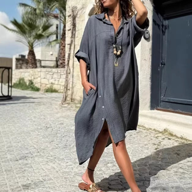 Stylish Minimalist And Relaxed Fit Womens Dress