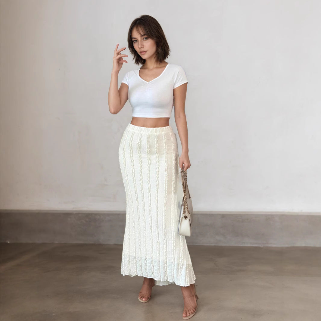 Sophisticated Figure-hugging Sheath Skirt