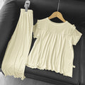 Girls' Short Sleeve Pajamas Homewear Suit