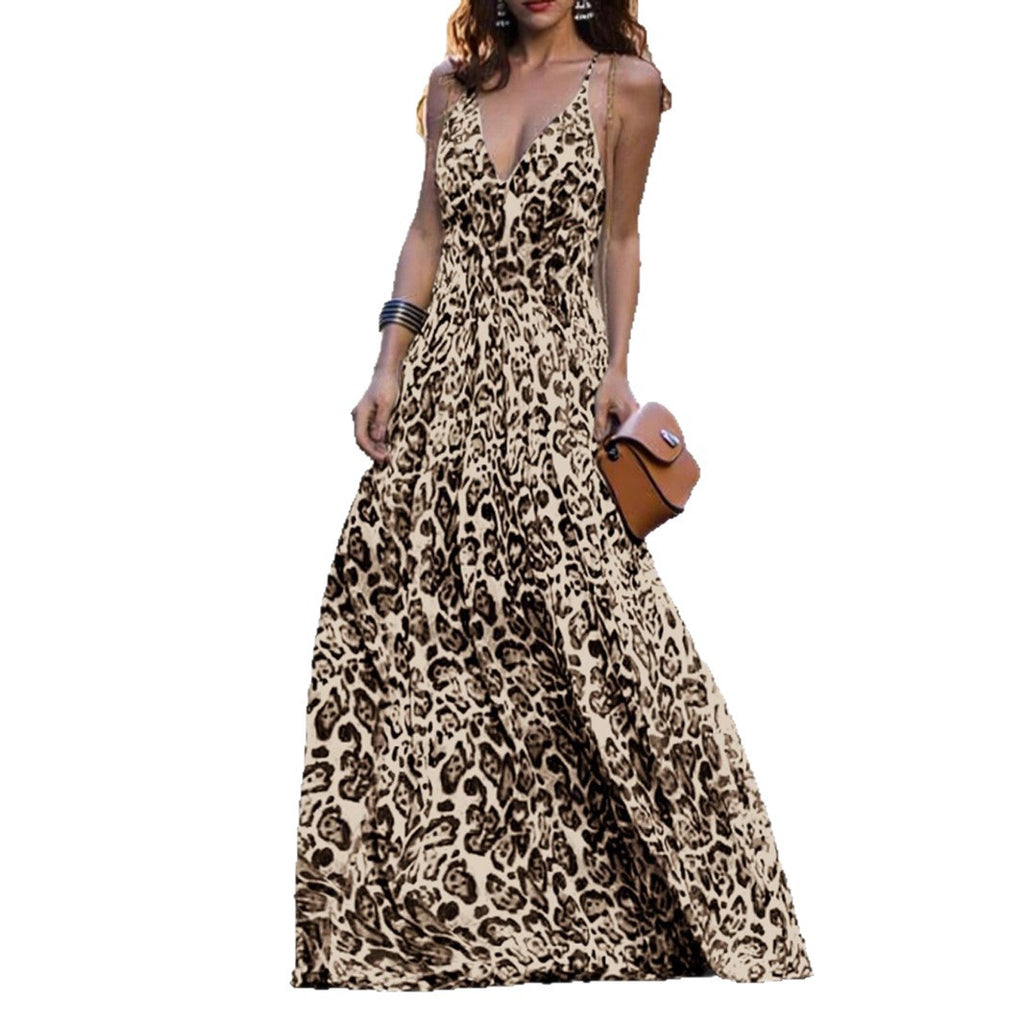 Women's Fashionable Sexy Strap Backless Dress