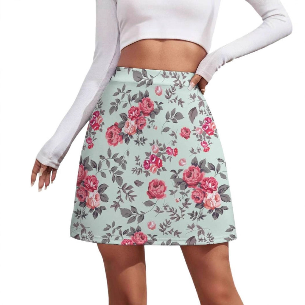 Stylish A-line Printed Skirt For Women
