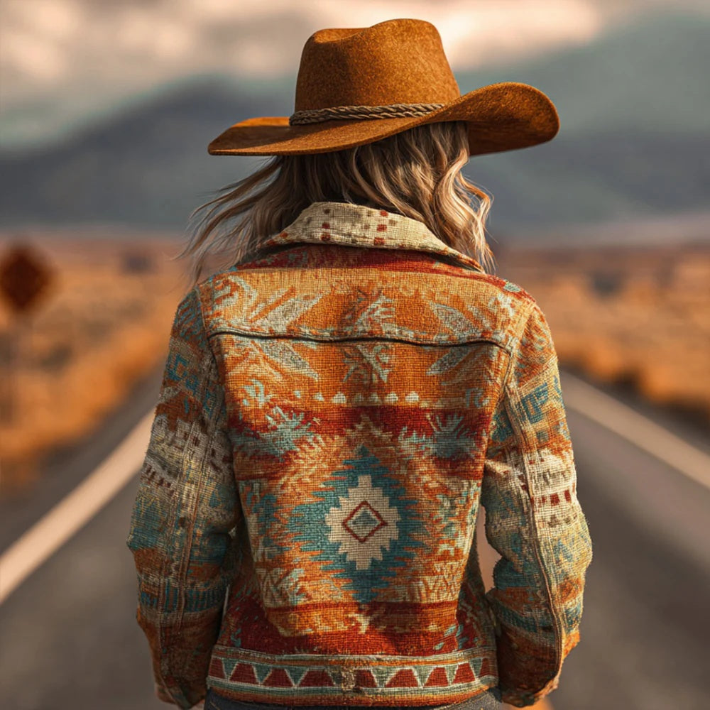 Autumn Retro Washed Long-Sleeve Denim Jacket