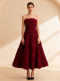 Single-breasted Stylish Tie-waist Collar Long-sleeved Dress