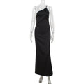 Solid-color Fashionable Floor-length Evening Gown For Women