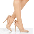 Bow high heels