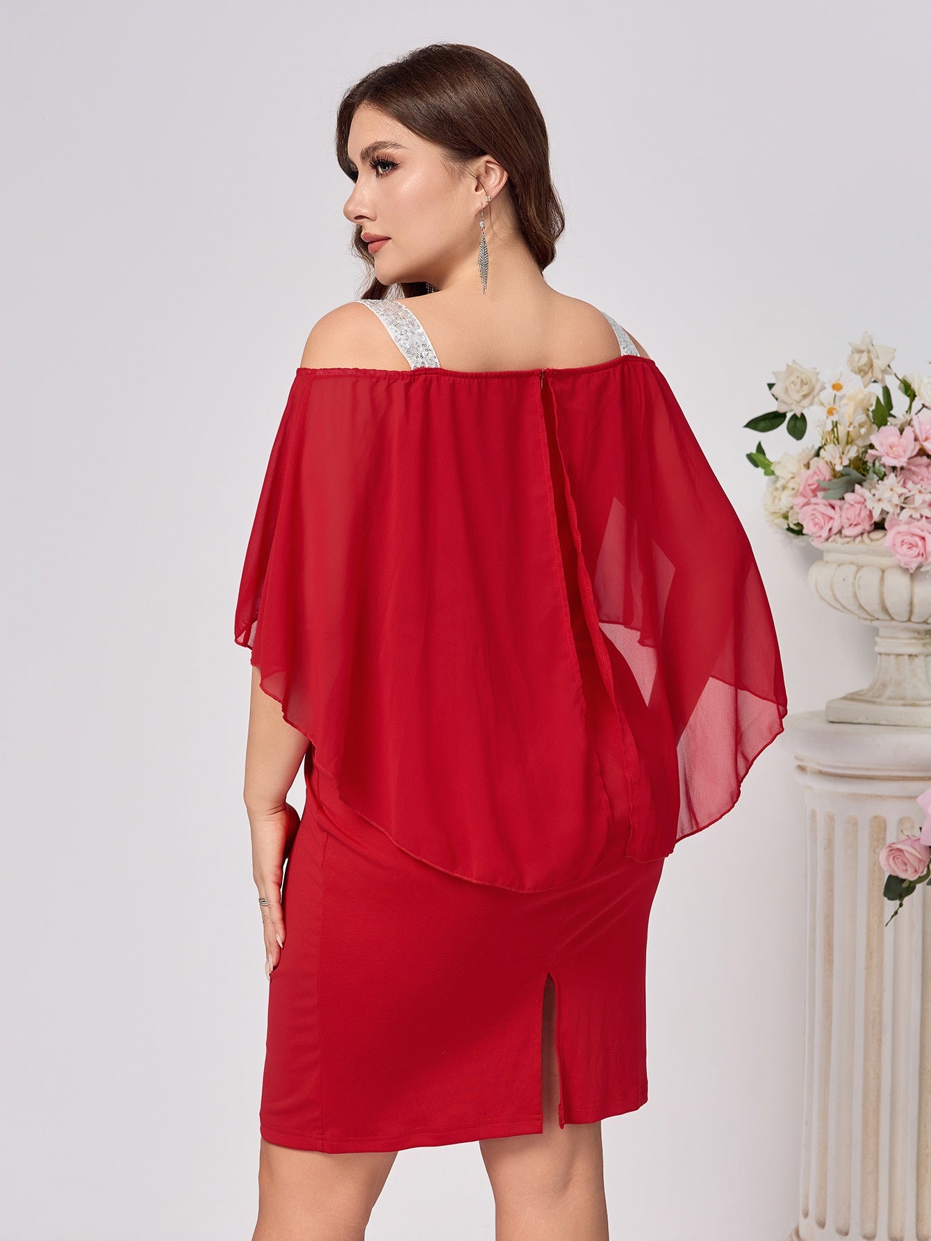 Plus-size Womens Dress Sleeveless With Straps